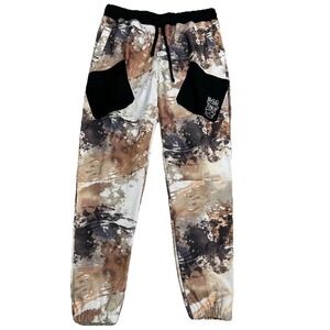New Hustle Gang Streetwear Jogger pants, Mens M Brown & Black NWT